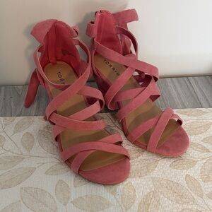 Torrid Pink Strappy Sandals for Women